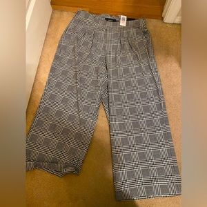 Wide Leg Studio Crepe High Rise Pant